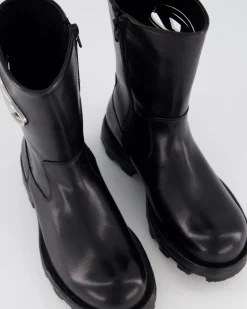 Dames Hammer Biker Boot Zwart