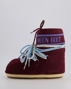 Dames Icon Low Suede Rood
