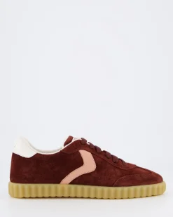 Dames Ines Suede Sneaker Rood