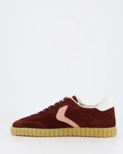 Dames Ines Suede Sneaker Rood