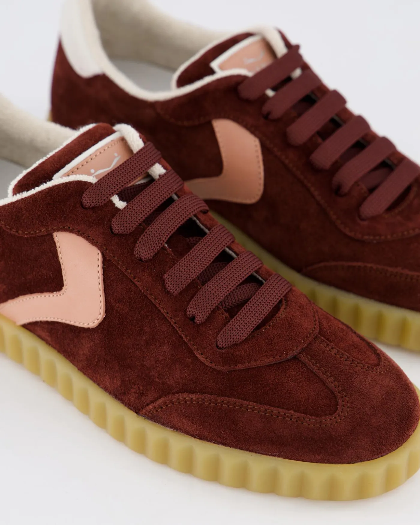 Dames Ines Suede Sneaker Rood