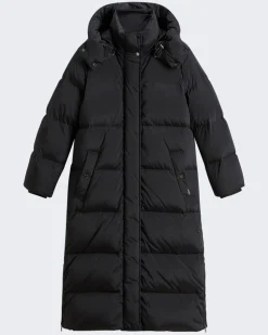 Dames Kelly Long Parka Zwart