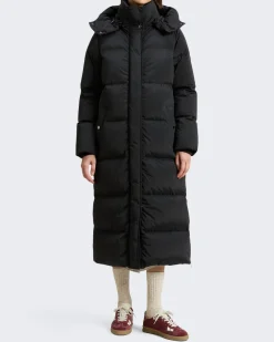 Dames Kelly Long Parka Zwart