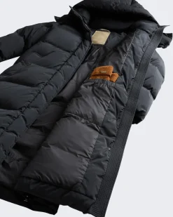 Dames Kelly Long Parka Zwart