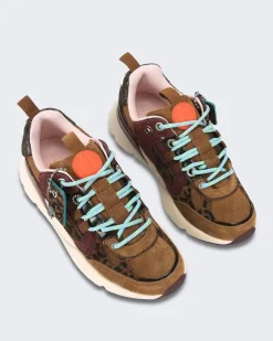 Dames Kurt Runner Bruin/Multi