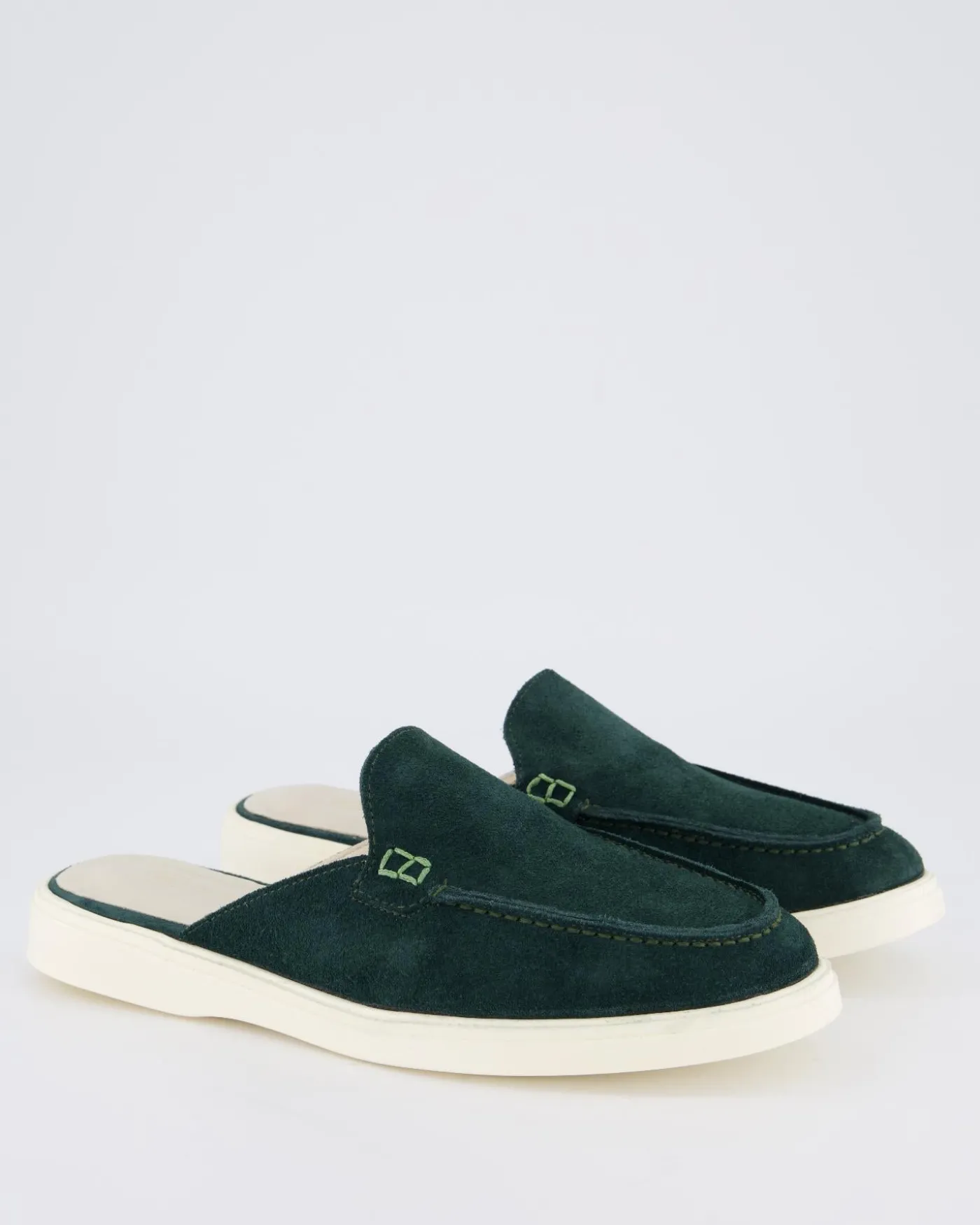 Dames Laura Slip On Sandal Pine Gree
