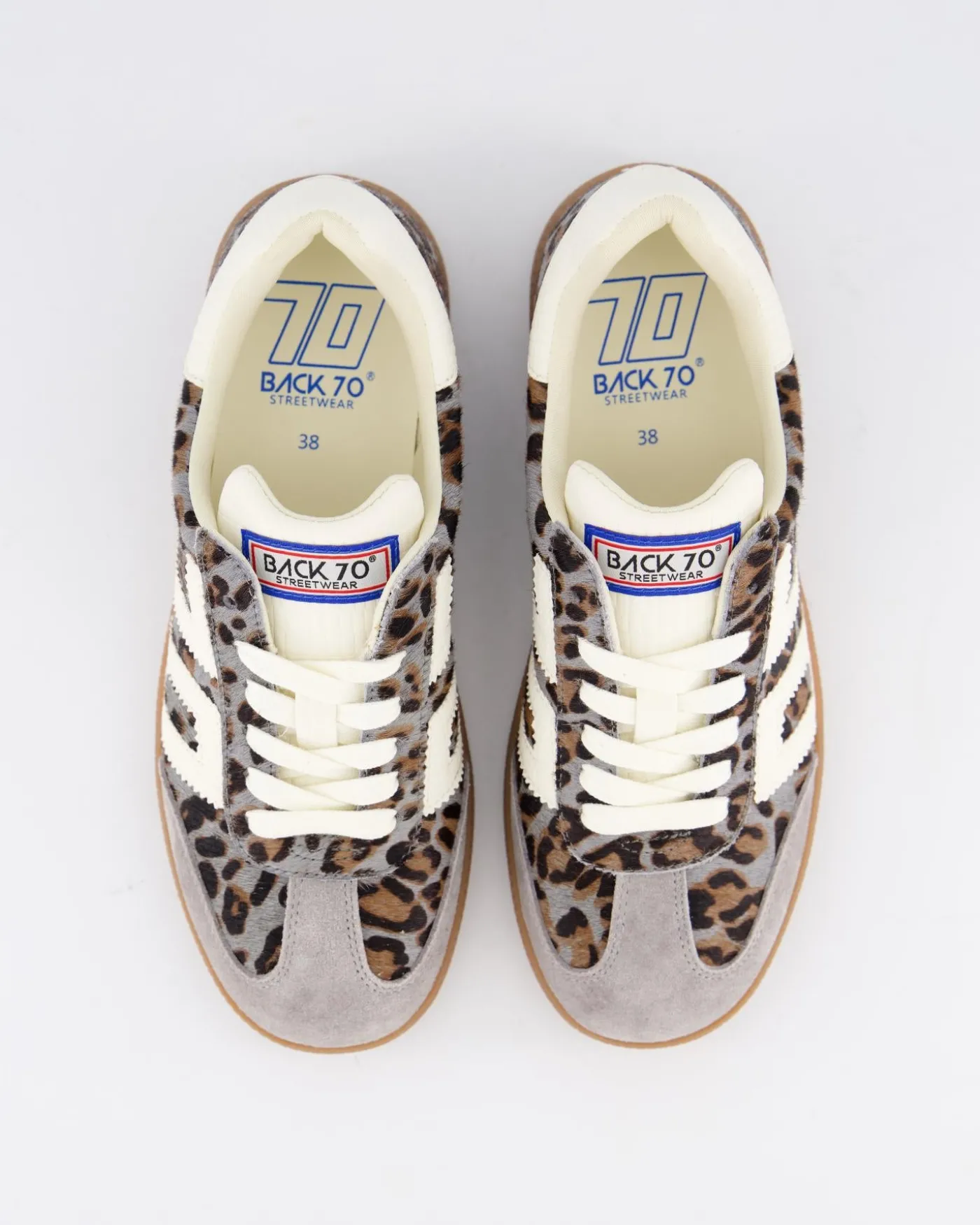 Dames Leopard Sneaker Blauw