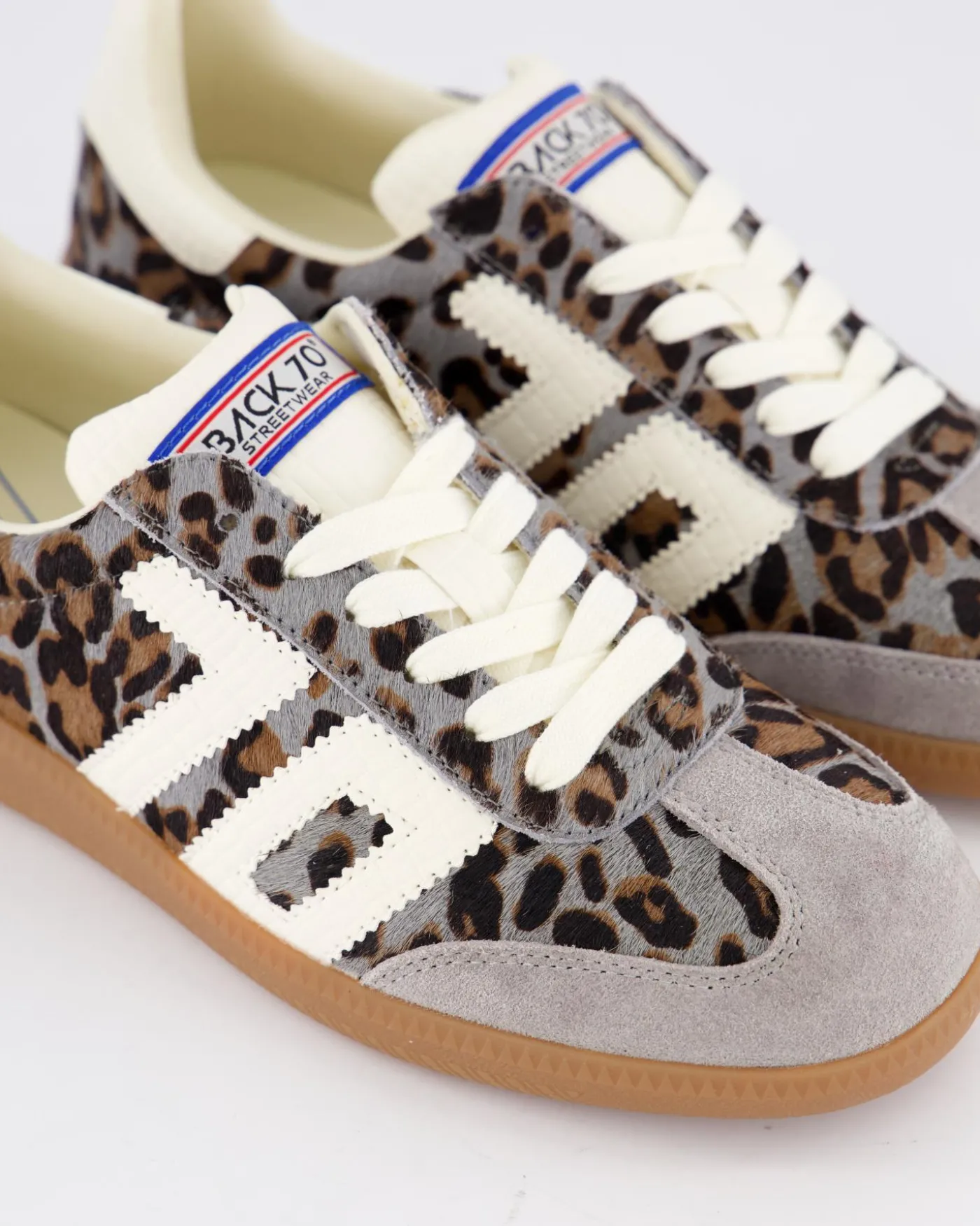 Dames Leopard Sneaker Blauw