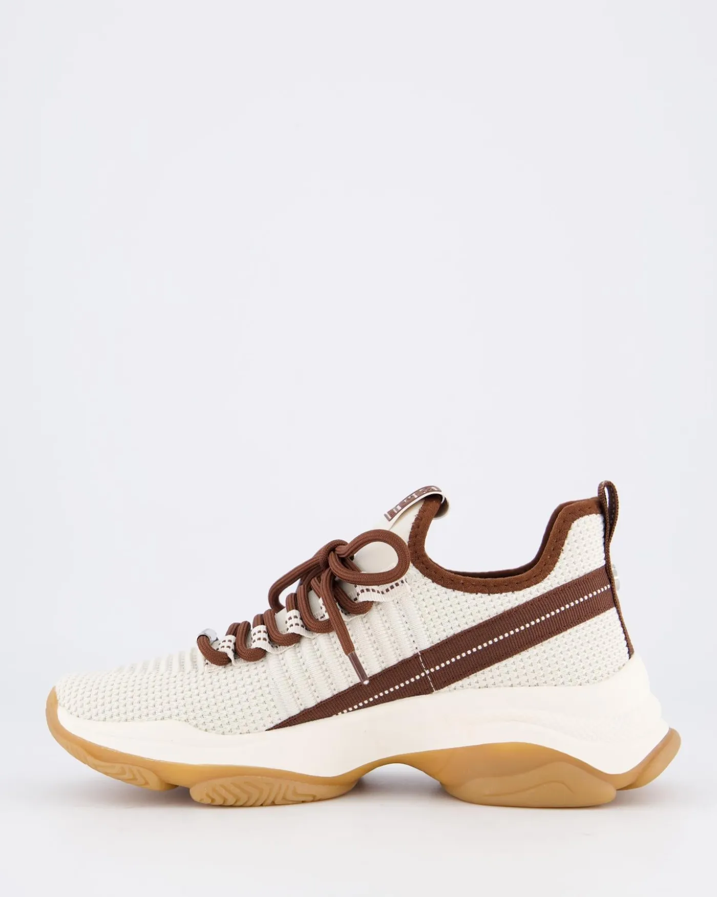 Dames Mac-E Sneaker Wit/Bruin