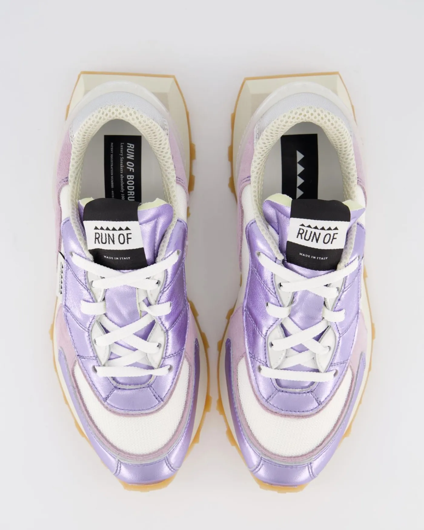 Dames Mango Sneaker Paars/Metal