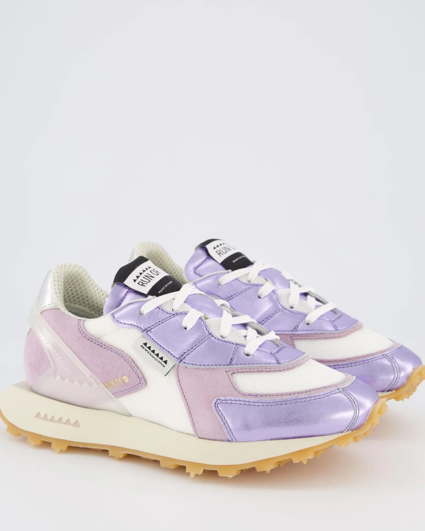 Dames Mango Sneaker Paars/Metal