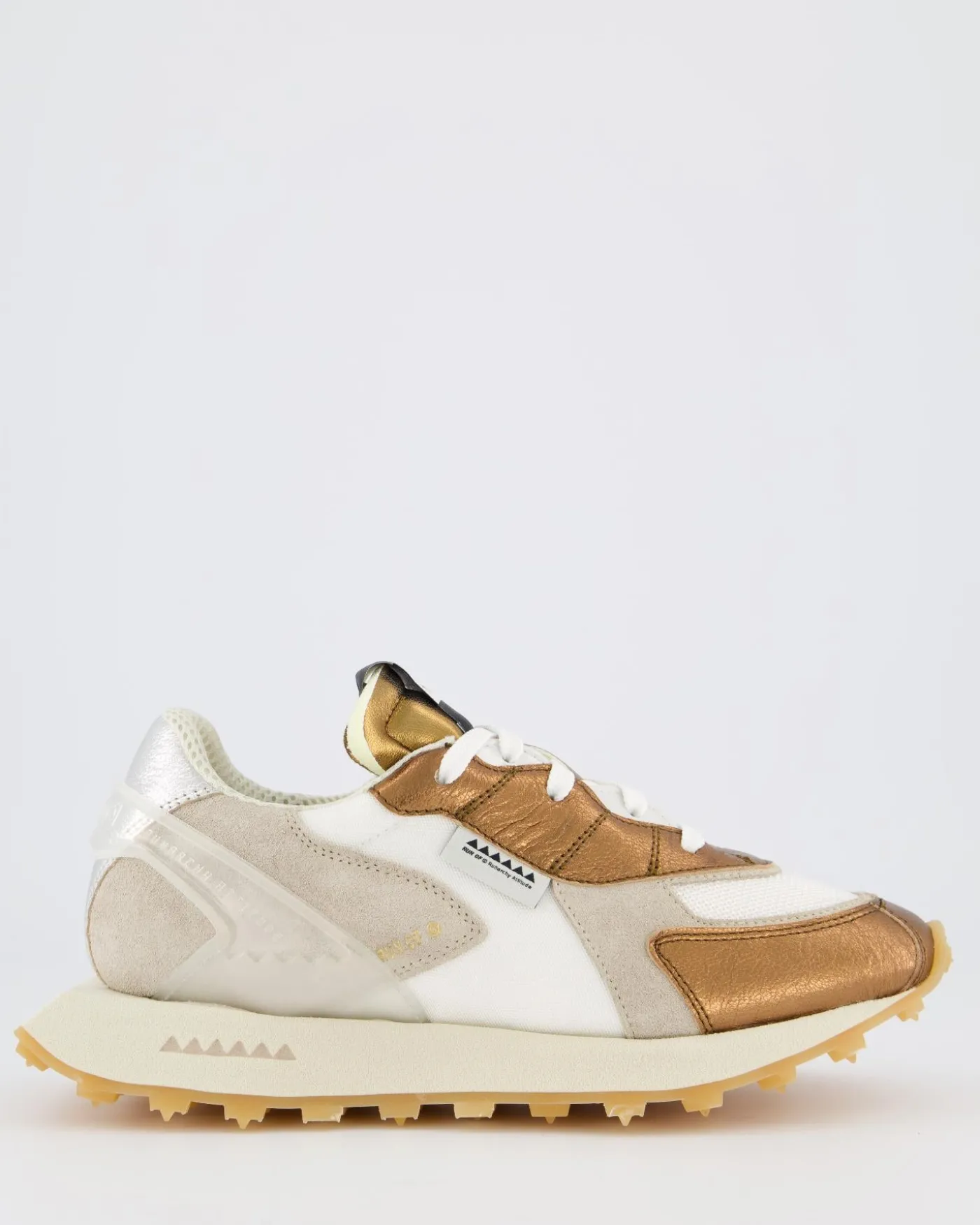 Dames Mango Sneaker Wit/Metal