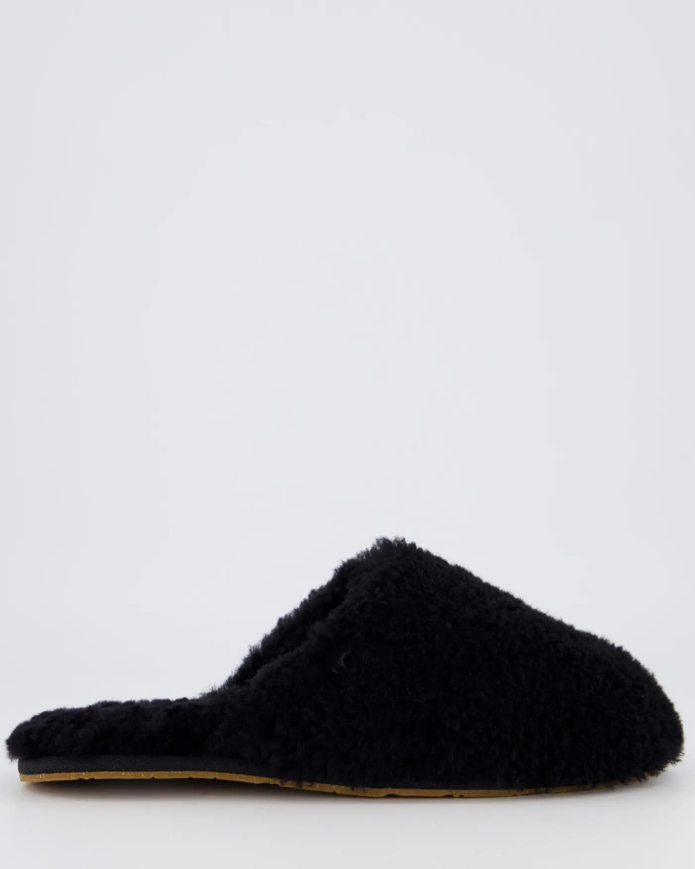 Dames Maxi Curly Slide Zwart