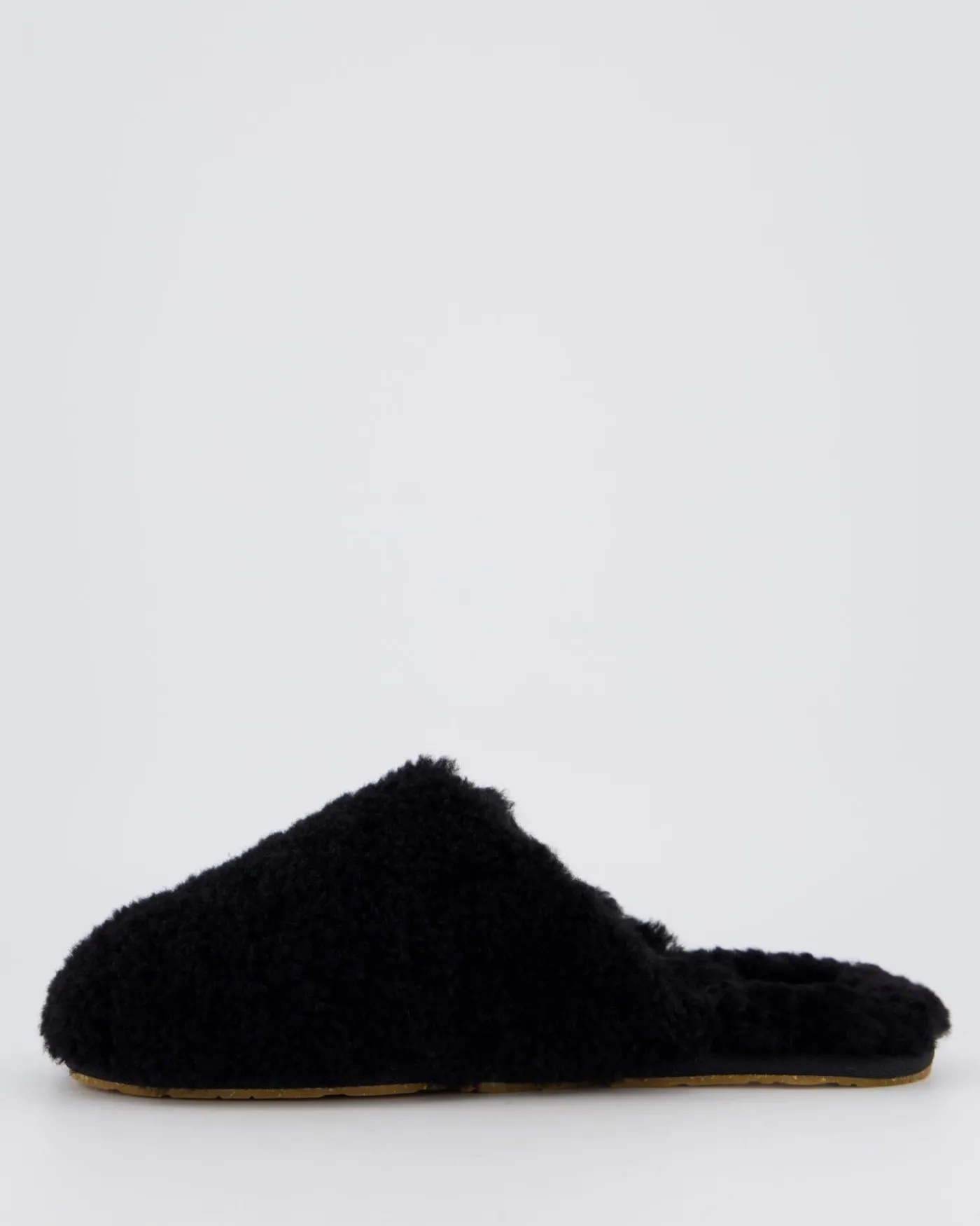 Dames Maxi Curly Slide Zwart