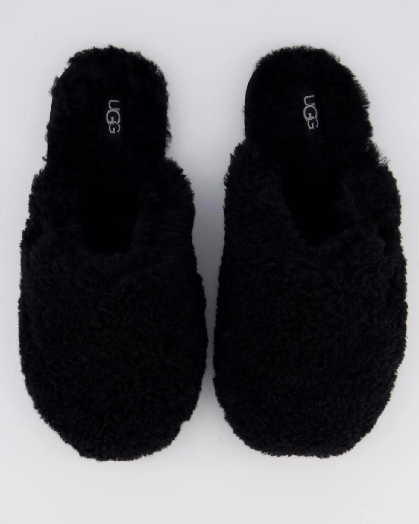Dames Maxi Curly Slide Zwart
