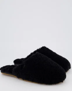 Dames Maxi Curly Slide Zwart