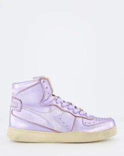 Dames Mi Basket Metal Sneaker Paars