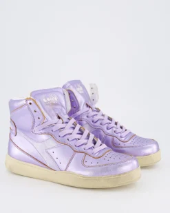 Dames Mi Basket Metal Sneaker Paars