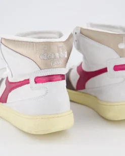 Dames Mi Basket Metal White/Fuchsia