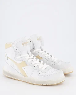 Dames Mi Basket Used Wit/Beige