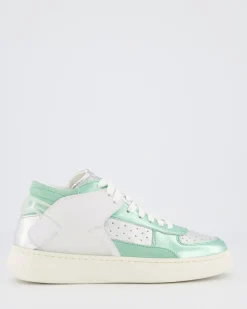 Dames Mid Metal Sneaker Groen