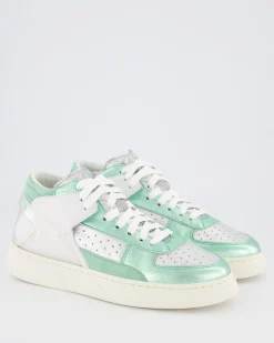 Dames Mid Metal Sneaker Groen