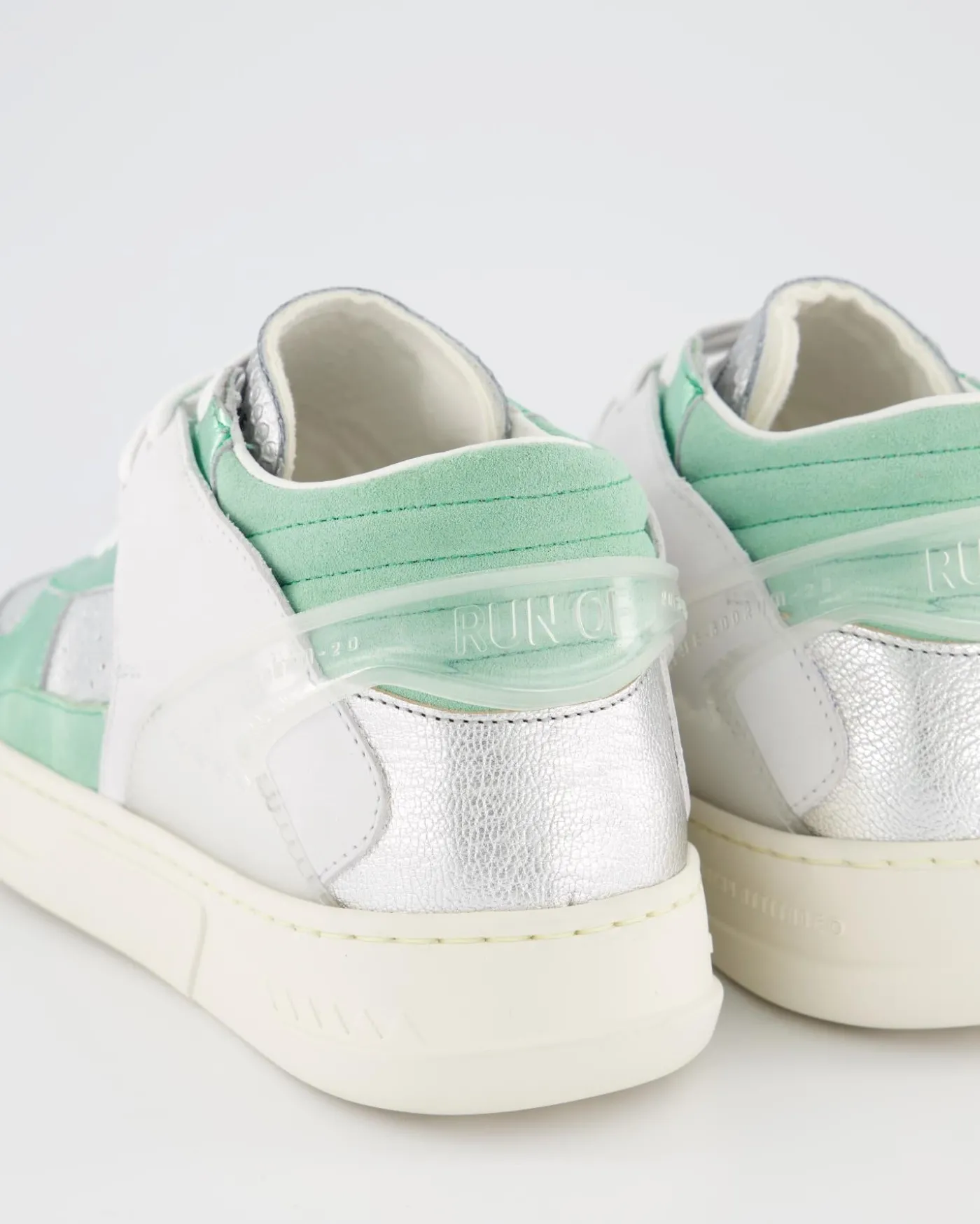 Dames Mid Metal Sneaker Groen