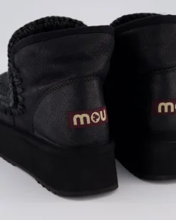 Dames Mini Eskimo Platform Zwart