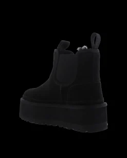 Dames Neumel Platform Chelsea Zwart