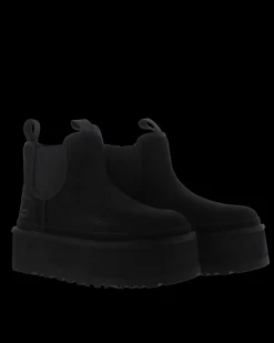 Dames Neumel Platform Chelsea Zwart