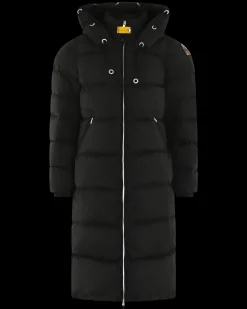 Dames Panda Long Jacket Zwart