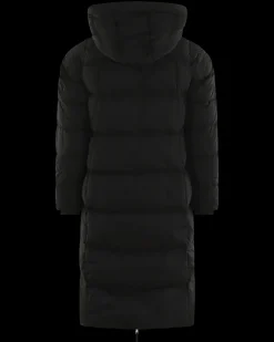 Dames Panda Long Jacket Zwart