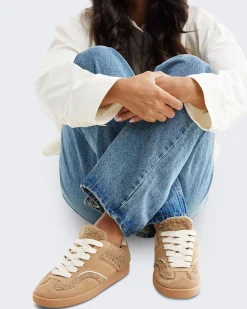 Dames Ray Owen Studs Sneaker Beige