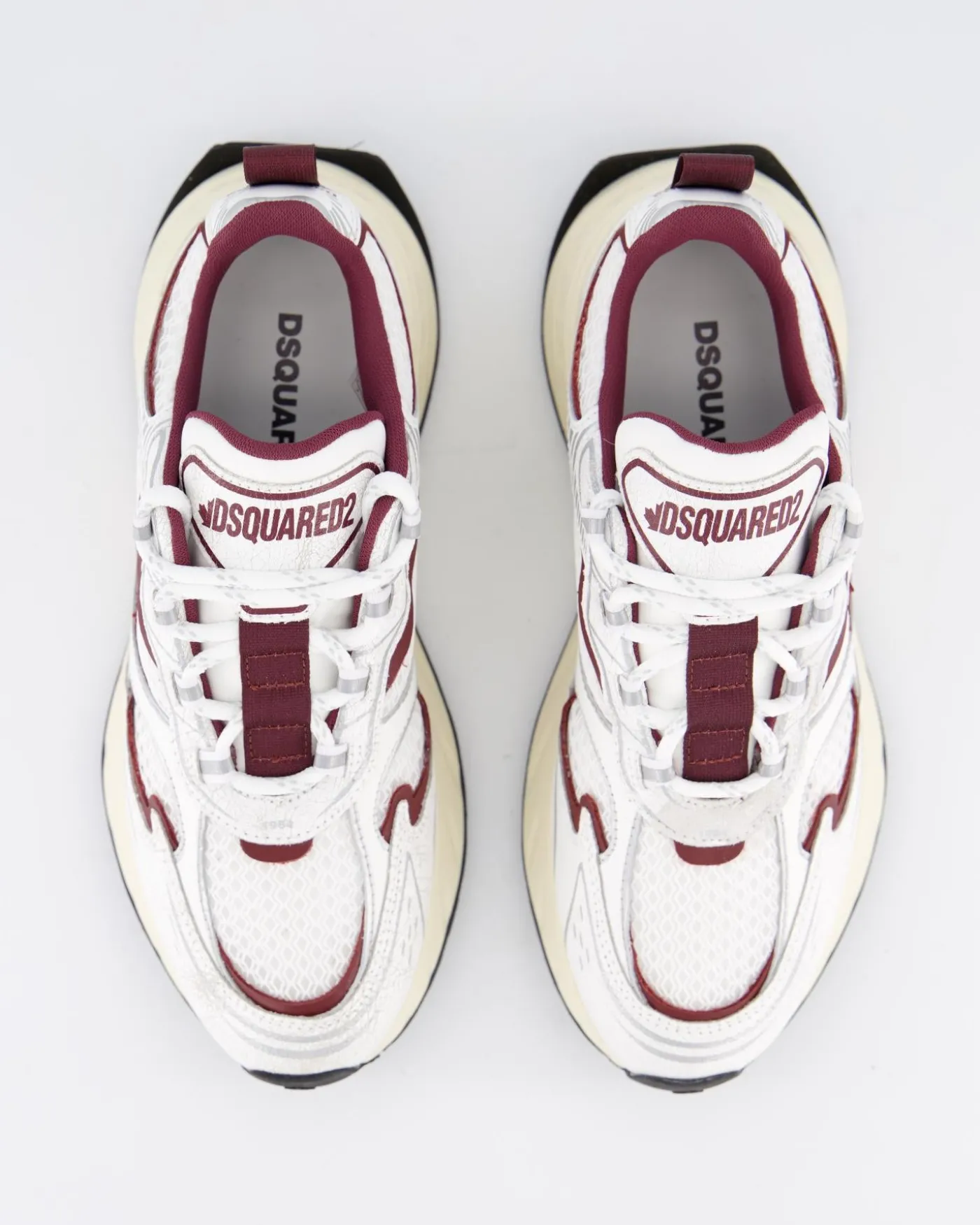 Dames Sprinter Sneaker Wit/Bordo