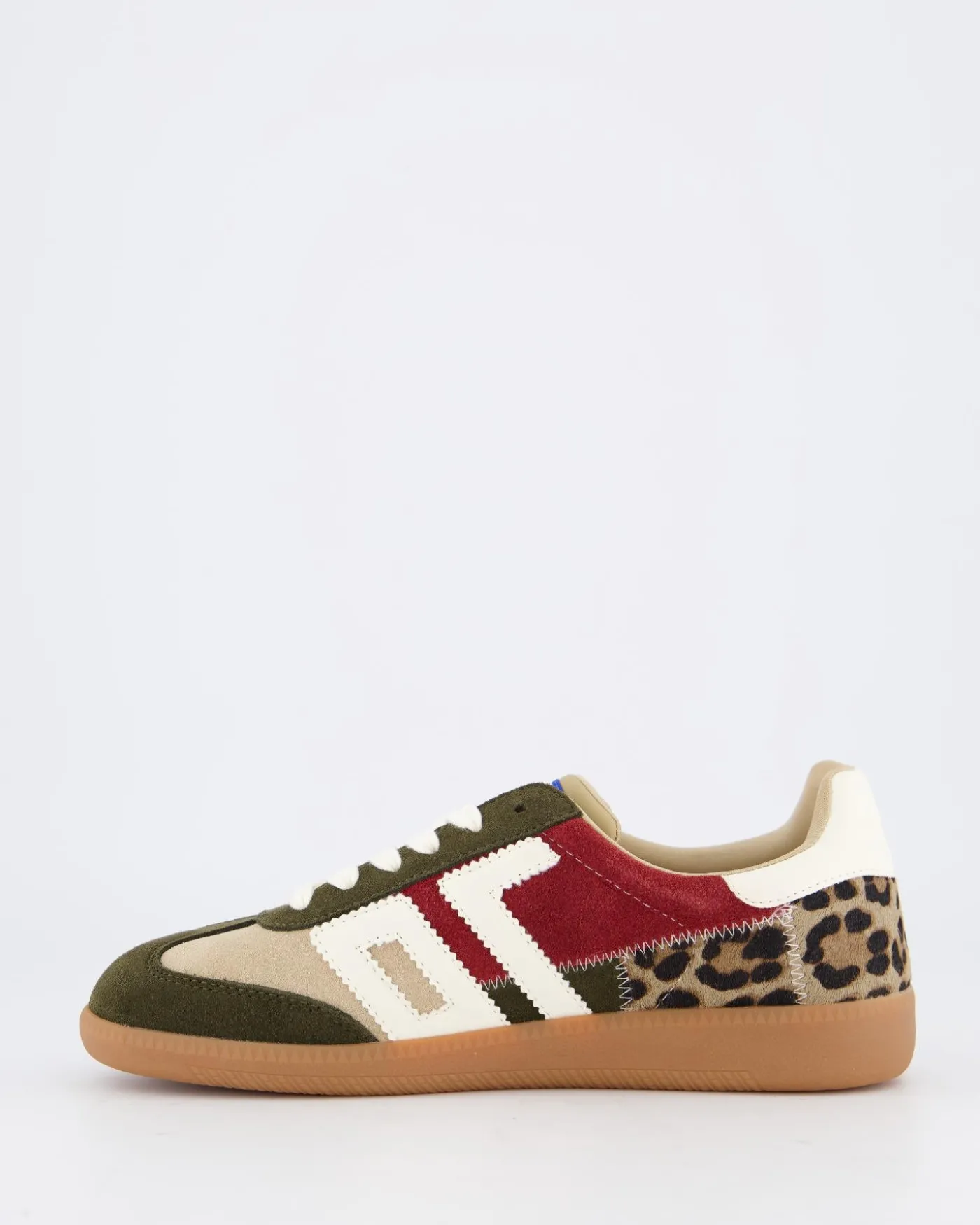 Dames Squid Olive Suede Mix