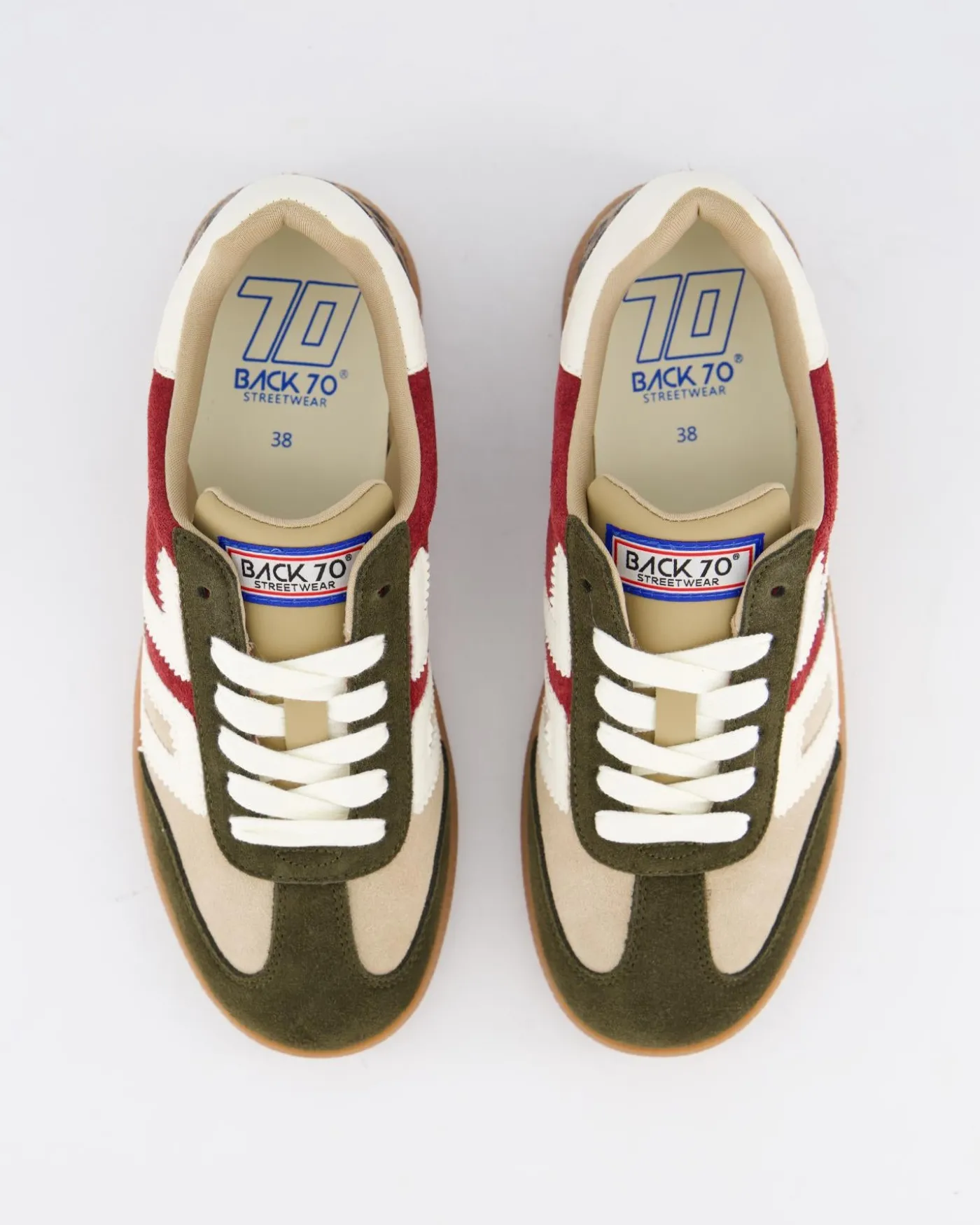 Dames Squid Olive Suede Mix