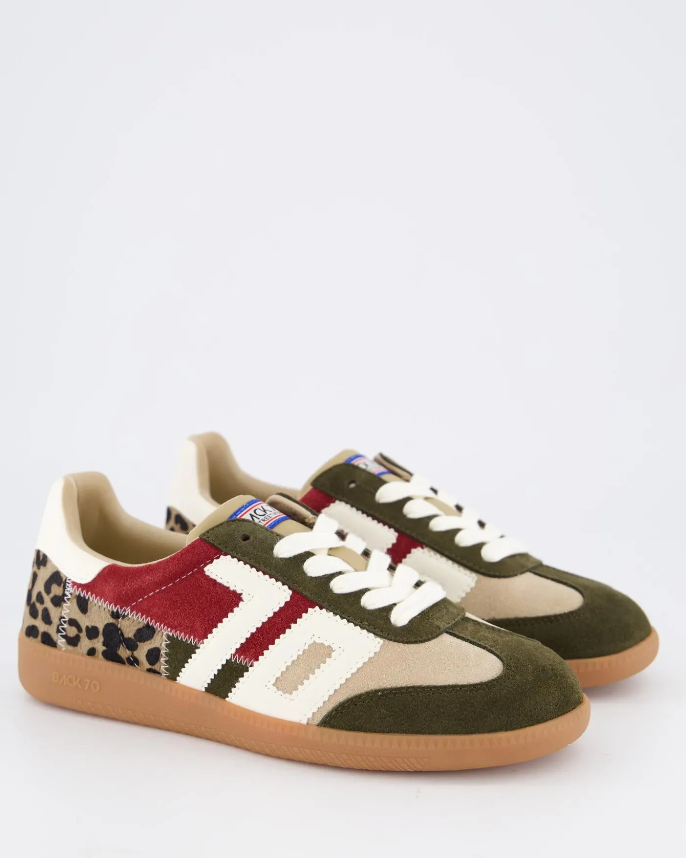 Dames Squid Olive Suede Mix