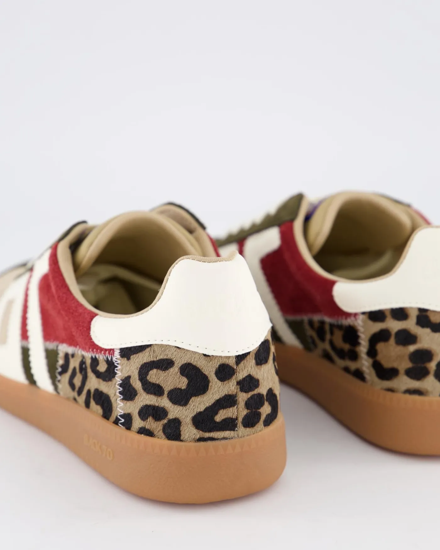 Dames Squid Olive Suede Mix