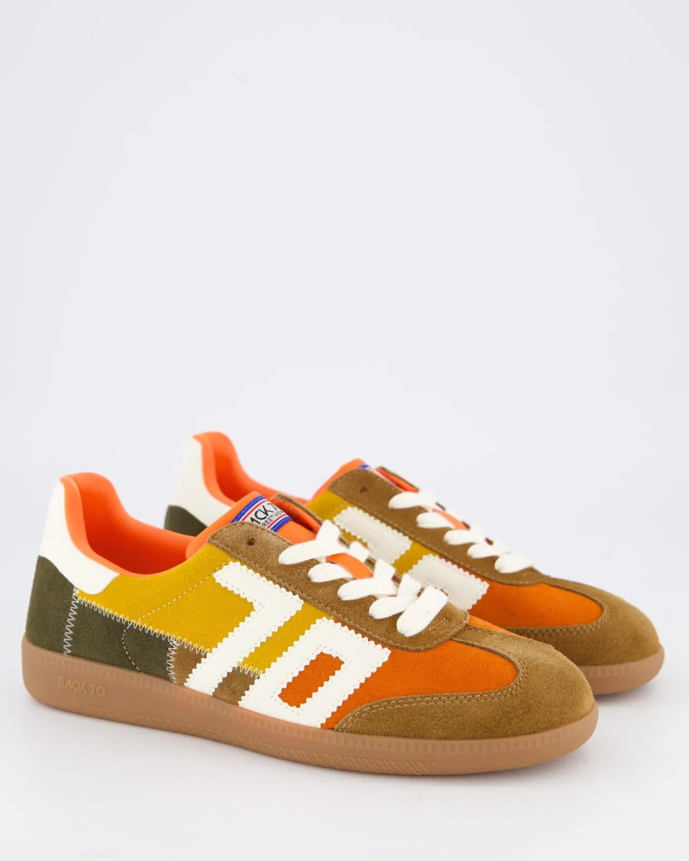 Dames Squid Orange Suede Mix