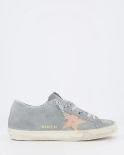 Dames Super-Star Sneaker Suede Blauw