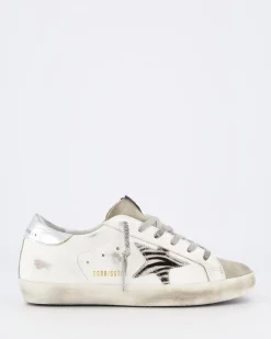 Dames Super-Star Sneaker Wit/Zebra