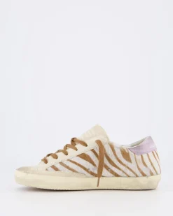 Dames Super-Star Sneaker Wit/Bruin