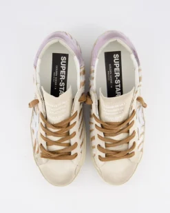 Dames Super-Star Sneaker Wit/Bruin