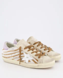 Dames Super-Star Sneaker Wit/Bruin