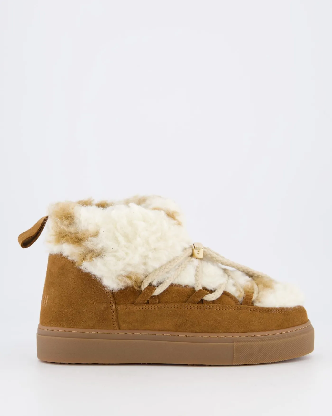 Dames Teddy Low Boot Ecru Bruin