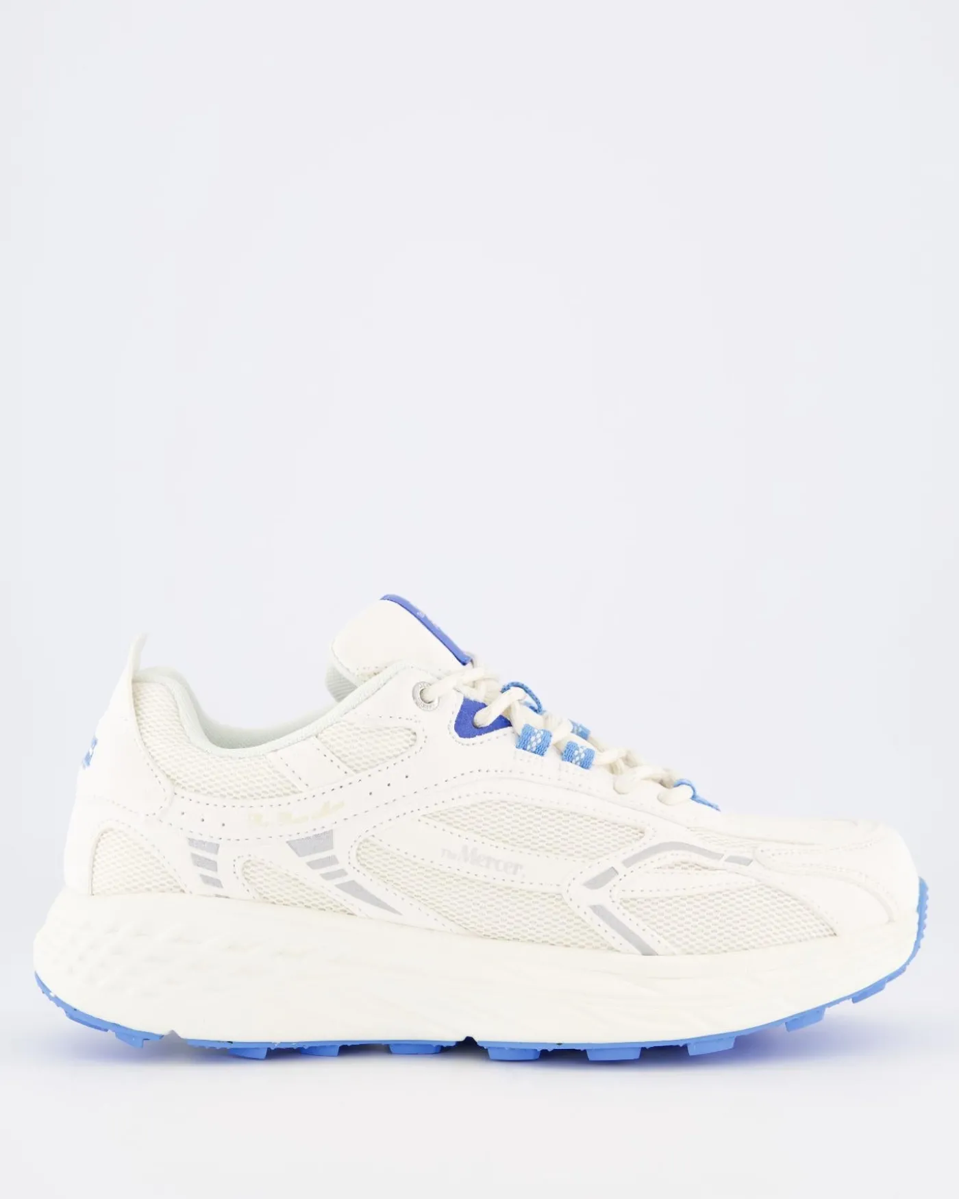 Dames The Re-Run Max Suede Wit/Blauw