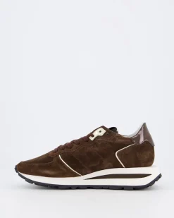Dames Tropez Haute Sneaker Bruin