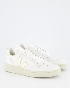 Dames V-10 Prime Leather Sneaker Wit