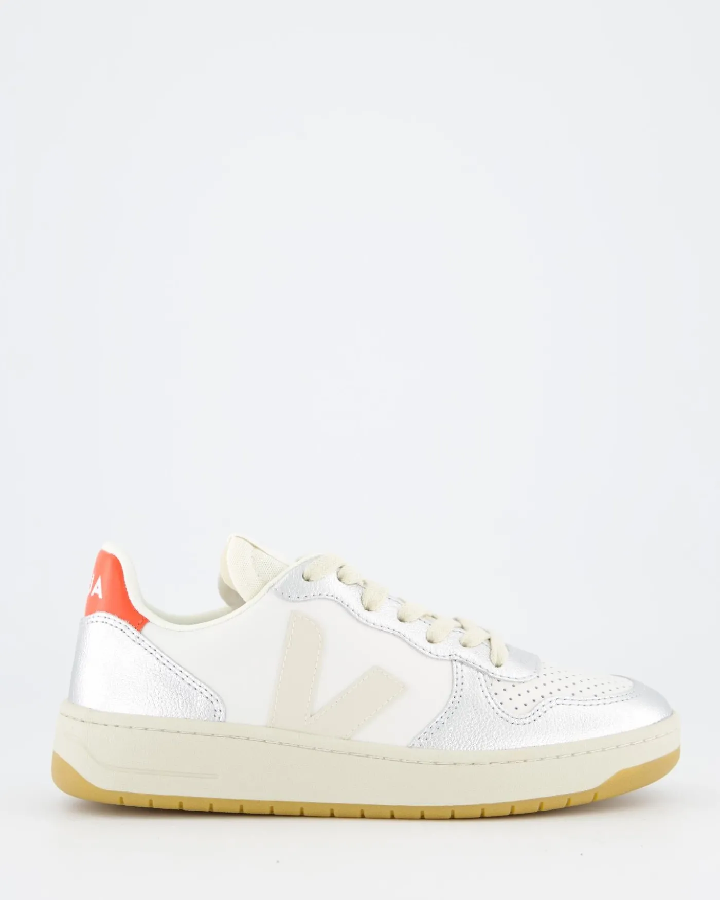 Dames V-10 Prime Leather Sneaker Wit