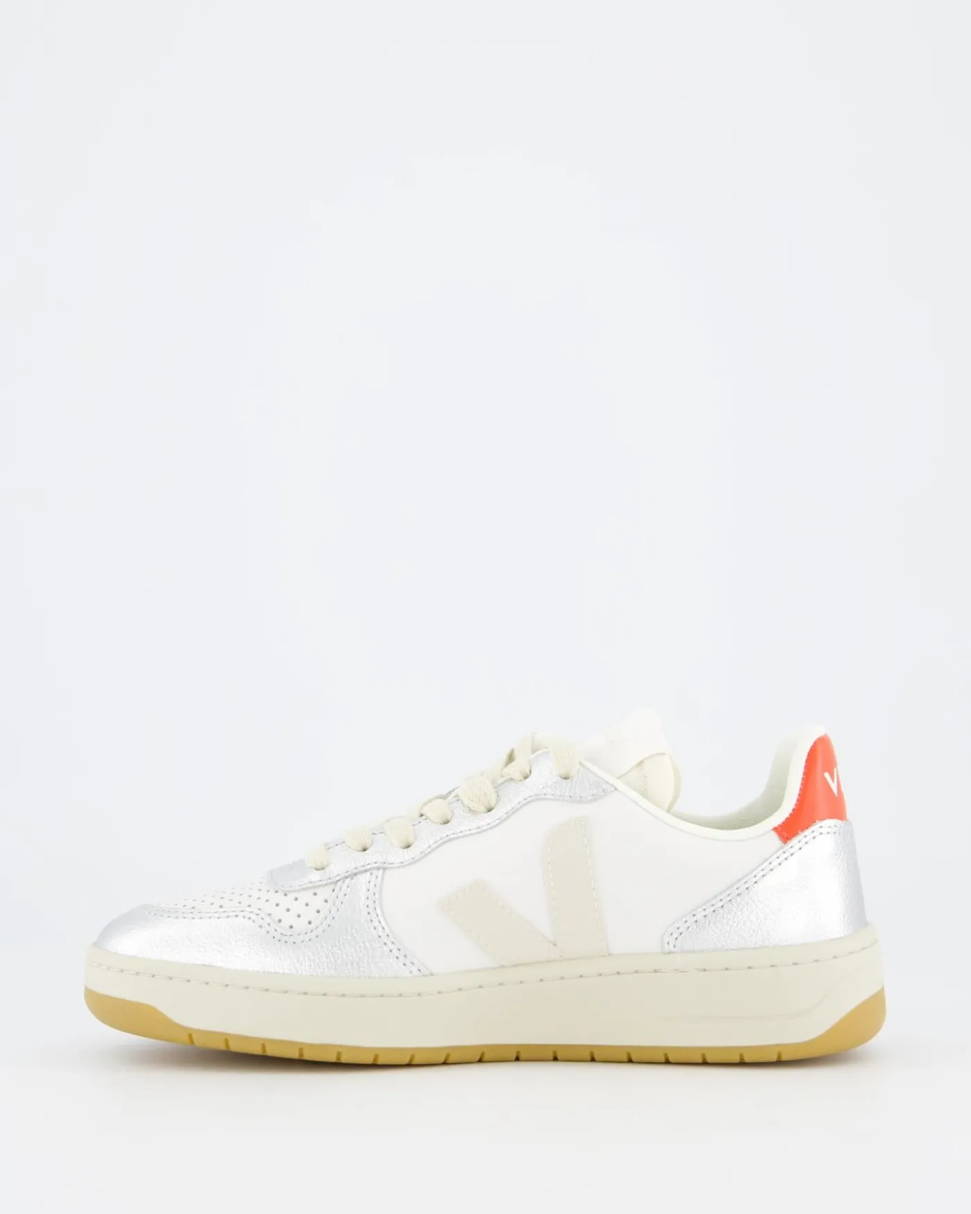Dames V-10 Prime Leather Sneaker Wit